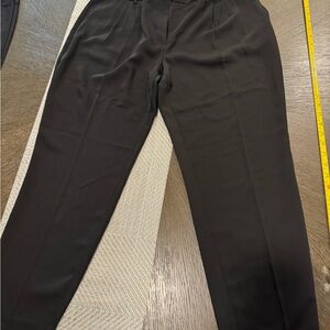 Express women’s high rise ankle satin tapered pants